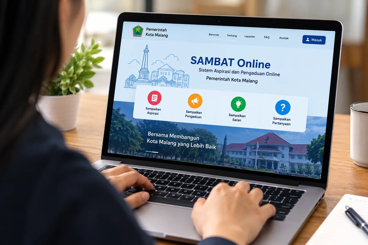 SAMBAT Online Kota Malang: Cara Membuat Akun, Mengirim Aduan, dan Melacak Laporan