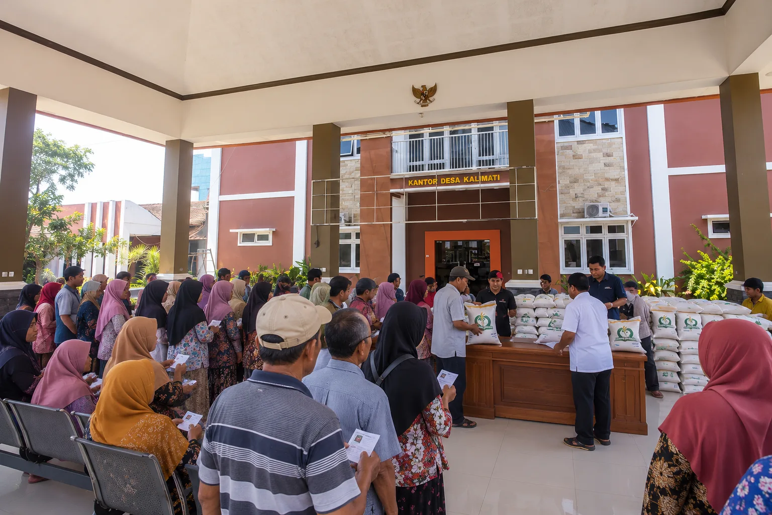 Bantuan Beras di Desa Kalimati Disorot, Pemdes Sebut 50 Pergantian, Warga Temukan 177 Data Bermasalah