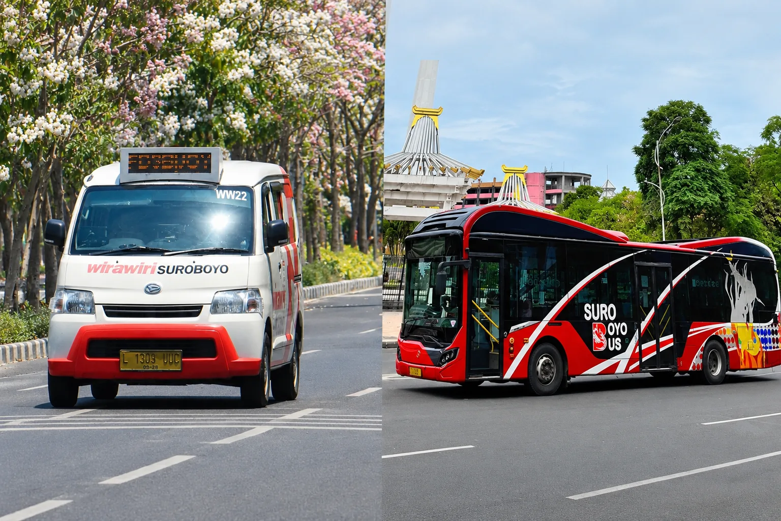 Suroboyo Bus dan Wirawiri: Ini Panduan Memilih Layanan dan Rute