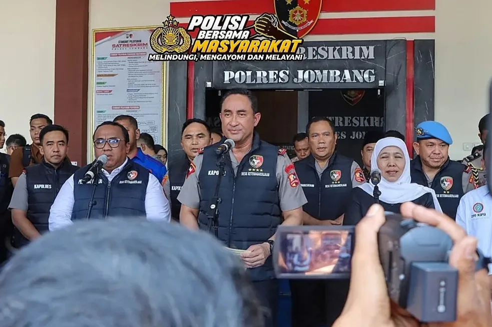 Peresmian layanan Desk Ketenagakerjaan Polri di Mapolres Jombang Jawa Timur (Dok. Polres Jombang)
