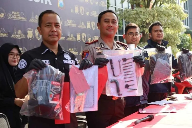 Incar Motor Tanpa Kunci Ganda, Sindikat Curanmor di Gresik Terungkap, 11 Orang Diamankan