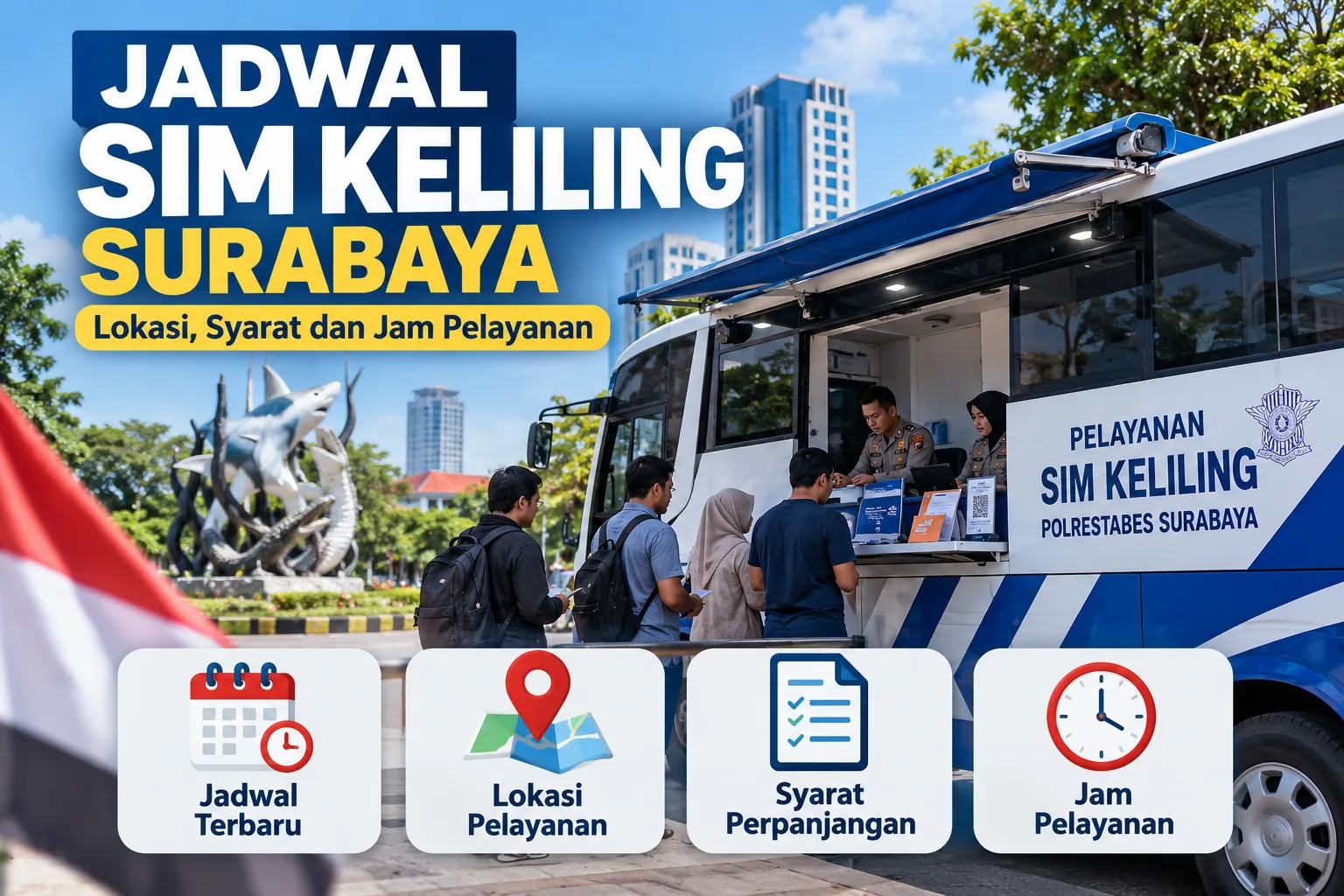 Jadwal SIM Keliling Surabaya Terbaru: Lokasi dan Syarat Perpanjangan
